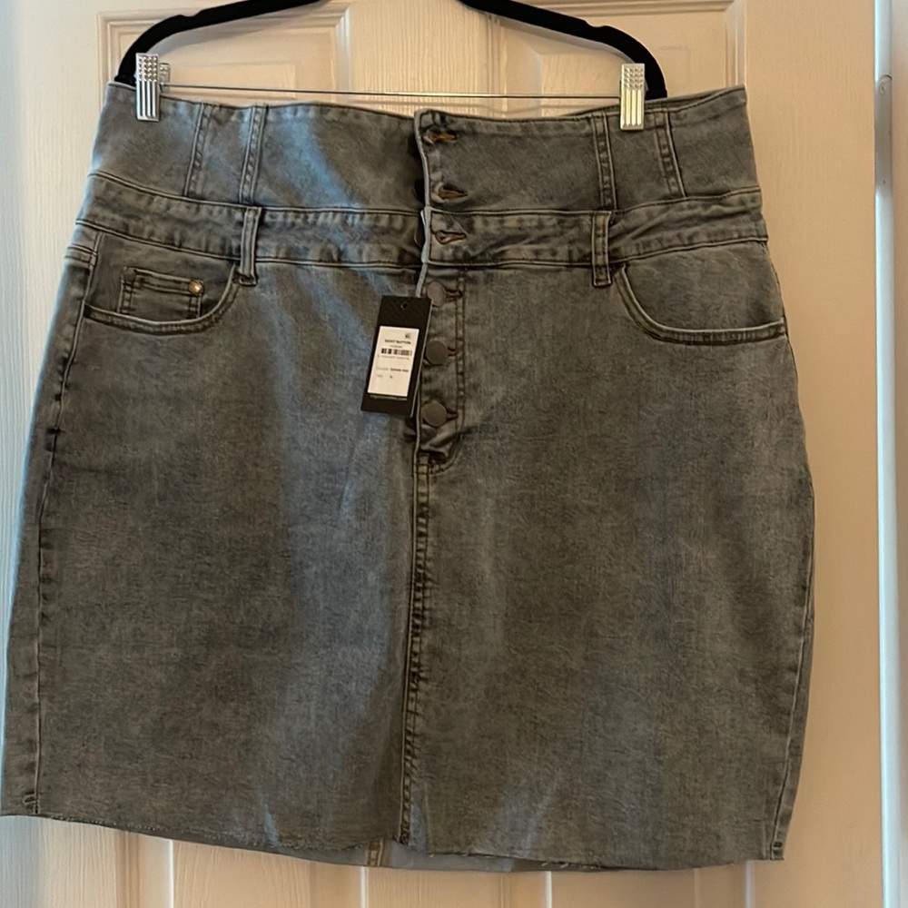 City Chic Denim Jean Skirt